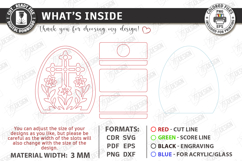 Easter Candle Holder Laser Cut | Christian Scene | Religion Product Image 3