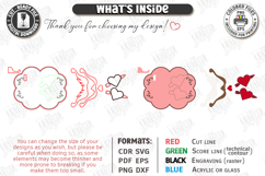 Valentine's Day Tiered Tray Laser Cut | Romantic Sign SVG Product Image 2