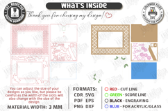 Mother's Day Photo Frames Laser Cut | Floral Picture Frames Product Image 9