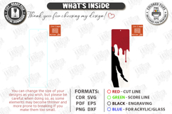Acrylic True Crime Bookmark Laser Cut | Reading Accessories Product Image 3