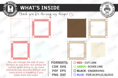Felt Notes and Photo Organizer Laser Cut | House Wall Board Product Image 3