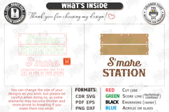 S'mores Tiered Tray with Mini Signs Laser Cut | Kitchen SVG Product Image 10