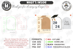 Graduation Welcome Signs Laser Cut Bundle | Graduation Party Product Image 9