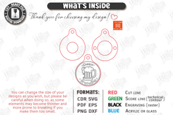 Beer Bottle Opener Keychains Laser Cut Bundle | Father's Day Product Image 9