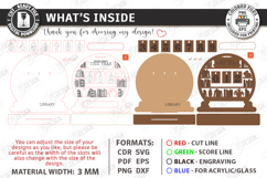 Retro Book Tracker Laser Cut Bundle | Reading Goal SVG | CNC Product Image 9