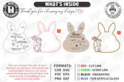 Easter Bunny Treat Tray Laser Cut | Carrot and Milk Board Product Image 3