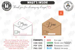 Valentine’s Day Bracelet Card Laser Cut|Slap Bracelet Holder Product Image 3