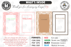 Wedding Welcome Signs Laser Bundle | Wedding Reception Decor Product Image 15