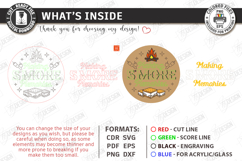 S’mores Station Sign Laser Cut | Outdoor Décor | Rustic SVG Product Image 3