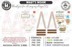 Mini Decorative Ladder Shelf Laser Cut Bundle | Tiered Tray Product Image 10