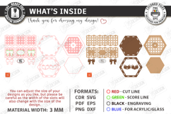 Mother's Day Gift Boxes Laser Cut Bundle | Floral Boxes SVG Product Image 10