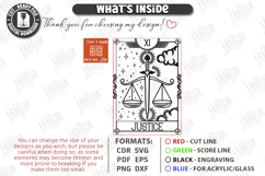 Tarot Card Coaster Laser Cut | Celestial Coaster | Mystical Product Image 3