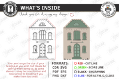 Miniature Village Block Toy Laser Cut | Layered Town House Product Image 3