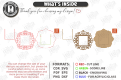 Fridge Magnet Frame Laser Cut | Magnetic Photo Frame | CNC Product Image 3
