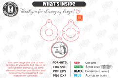 Beer Bottle Opener Keychains Laser Cut Bundle | Father's Day Product Image 10