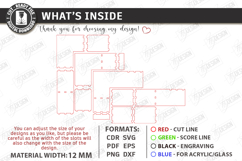 Corner Shelf Laser Cut Bundle | Wall Shelf | Home Decor SVG Product Image 15