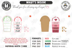 Valentine’s Day Board Laser Cut|Recipe for Love SVG|Kitchen Product Image 3