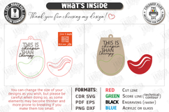 Wine Bottle Tag Laser Cut |Hanging Card Tag| Fun Quotes SVG Product Image 3