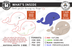 Cute 3D Fridge Magnets Laser Cut | Home Decor | Whale Laser Product Image 2