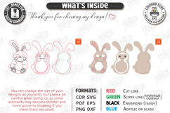 Wood Animal Toy Laser Cut | Push Toy | Kids Laser | Bunny Product Image 3