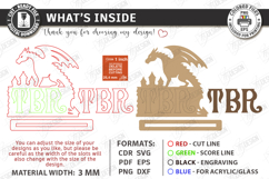 To Be Read Shelf Decor Laser Cut | Shelf Sitter | Home Decor Product Image 10