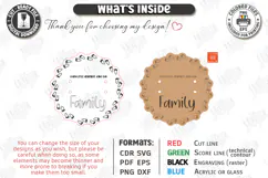 Pregnancy Test Reveal Disc Laser Cut | Baby Reveal SVG | CNC Product Image 3