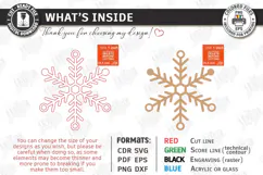 Christmas Hanger Decor Laser Cut | Boho Christmas Ornament Product Image 3
