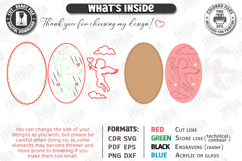 Valentine's Day Tiered Tray Laser Cut | Romantic Sign SVG Product Image 2