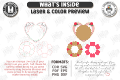 Heart Shaped Candle Holder Laser Cut|Valentine's Candlestick Product Image 2