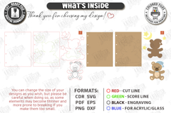 3D Baby Photo Album Cover Laser Cut | Kids Laser | Newborn Product Image 3