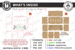 Drink Packet Organizers Laser Cut Bundle | Station Storage Product Image 16