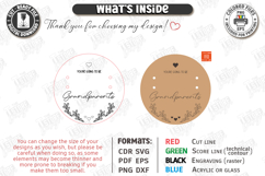 Pregnancy Test Reveal Disc Laser Cut Bundle| Baby Reveal SVG Product Image 11