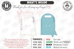 Valentine Flower Holders Card Laser Bundle | Bouquet Holders Product Image 16