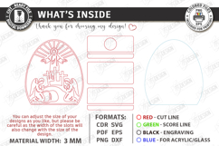 Easter Candle Holder Laser Cut Bundle | He Is Risen Sign SVG Product Image 21