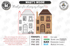 Miniature Village Blocks Toys Laser Cut Bundle | Town Houses Product Image 11