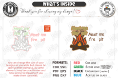 S'mores Tiered Tray with Mini Signs Laser Cut | Kitchen SVG Product Image 12