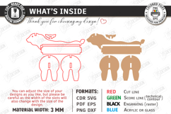 Wooden Animal Tape Dispenser Laser Cut Bundle | Tape Holders Product Image 11