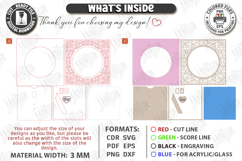 Mother's Day Photo Frames Laser Cut | Floral Picture Frames Product Image 11