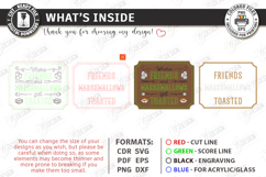 S’mores Station Sign Laser Cut | Outdoor Décor | Rustic SVG Product Image 3