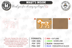 Animal Skeleton Laser Cut | Anatomy Puzzles | Learning Bones Product Image 3