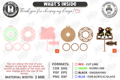 Sewing Pincushion Laser Cut Bundle | Needle Holder Stand SVG Product Image 11