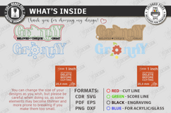 Mother's Day Keychain Laser Cut Bundle | Floral Mom Keyring Product Image 11