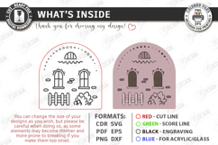 Miniature Village Block Toy Laser Cut | Layered Town House Product Image 3