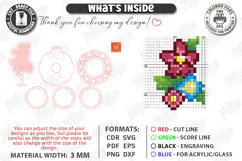 Needle Pincushion Sewing Stand Laser Cut | Cross Stitch Product Image 3