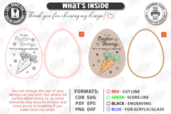 Easter Bunny Treat Tray Laser Cut Bundle | Carrot and Milk Product Image 11