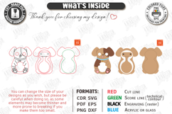 Wood Animal Toy Laser Cut | Push Toy | Kids Laser | Dog SVG Product Image 3
