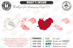 Valentine's Day Tiered Tray Laser Cut | Romantic Sign SVG Product Image 2