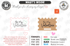 Valentine’s Day Bracelet Cards Laser Cut Bundle | Love SVG Product Image 6