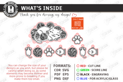 Knitting Stitch Markers Laser Bundle|Crochet Progress Keeper Product Image 6