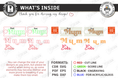 Mother's Day Stanley Topper Laser Cut | Tumbler Decor SVG Product Image 3